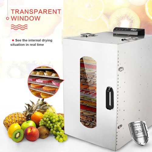 Yokoma 20-Layer Food Dehydrator for Fruits, Vegetables, and Pet Treats 110V
