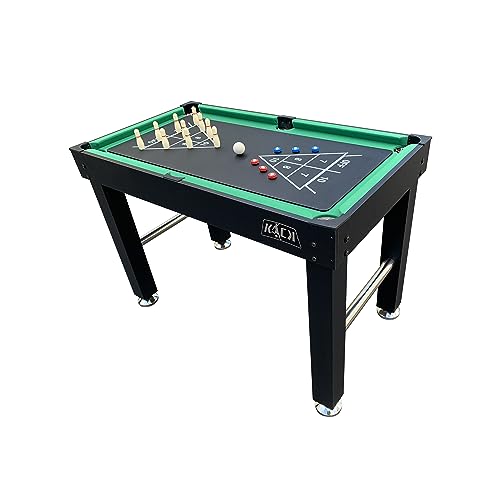 KICK Hexad 48″ 6-in-1 Multi Game Table Black