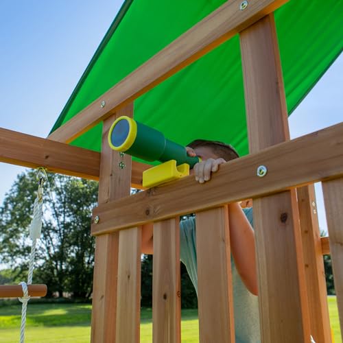 Backyard Discovery Mount McKinley Cedar Swing Set Light Brown