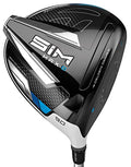 TaylorMade SIM MAX-D Driver, UST Mamiya Helium 5 Shaft, 10.5 Degree Loft, Right Hand, Regular Flex Black, Titanium, Blue
