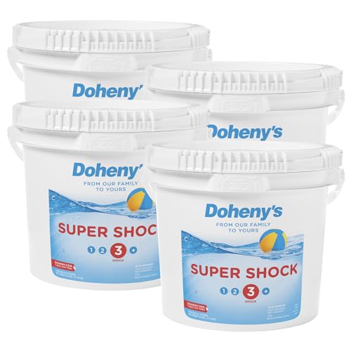 Doheny's Super Pool Shock Pro-Grade Chlorine 68% Cal-Hypo Granular 100lb