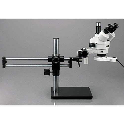 AmScope Professional Trinocular Stereo Zoom Microscope 7X-90X Black