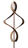 Stanwood Wind Sculpture Kinetic Copper Dual Helix Spinner