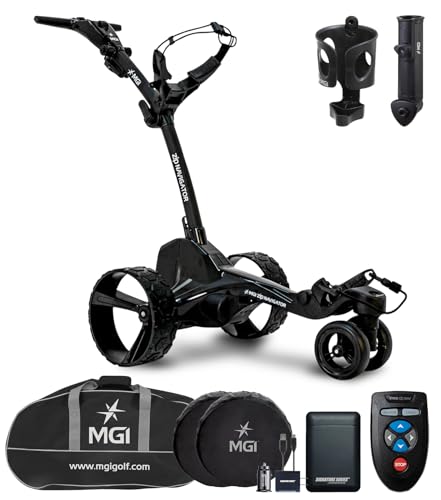Certified Brands MGI Zip Navigator Electric Golf Cart with Travel Bag Bundle