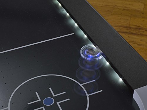 Triumph Sports USA Lumen-X Lazer 6’ Interactive Air Hockey Table Blue-Black