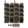 Stealth Cam 40MP Deceptor Max Cellular Trail Camera Bundle with Solar Power Panel, Card Reader, and 32GB Memory Cards (8-Pack)
