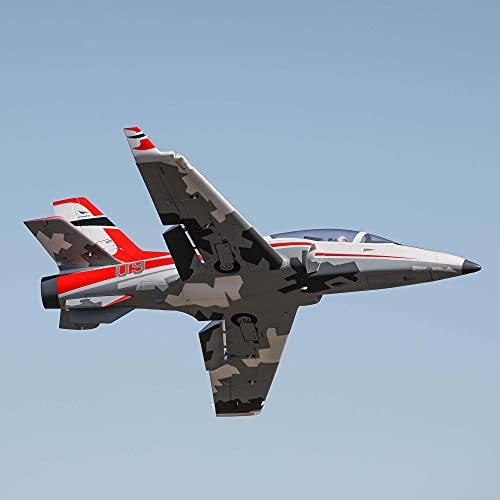 E-flite RC Airplane Viper 90mm EDF Jet ARF+ Red