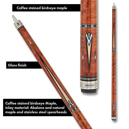 Spartan Billiards Pool Cue Stick - Coffee Stained