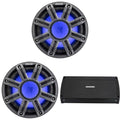 KICKER 10-Inch Premium Marine Subwoofer & 48KXMA8008 Marine Amp Bundle