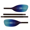 Werner Paddles Strike Fiberglass 4-Piece Whitewater Kayak Paddle Gradient Galaxy