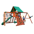 Gorilla Playsets Sun Valley II Wood Swing Set Redwood