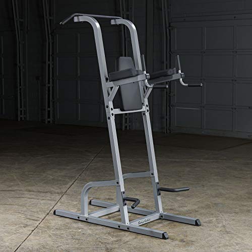 Body-Solid GVKR82 Vertical Knee Raise Machine Gray