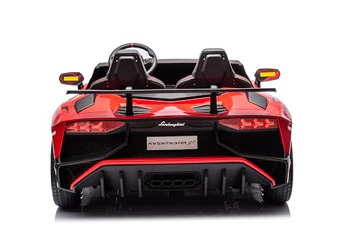 Freddo 24V Lamborghini Aventador Brushless 2-Seater Ride-On Car Red
