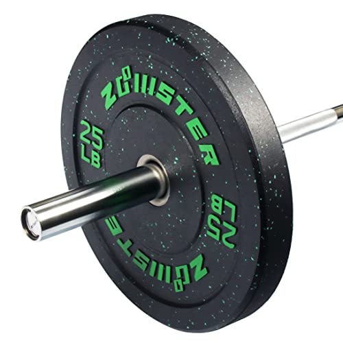 Zoomster 260LB Bumper Plate High Bounce Bumper Weight Plate Black Yellow White Green Blue Red