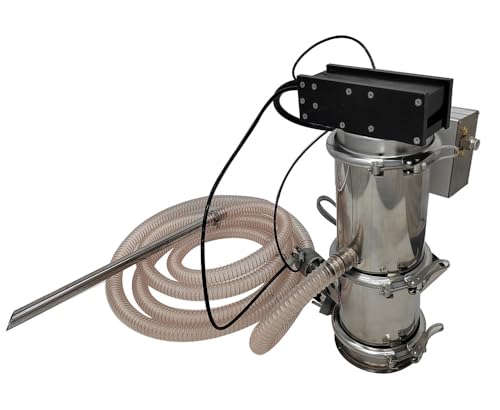 HayWHNKN Pneumatic Vacuum Feeding Machine with 4 Stainless Steel Filters 220V