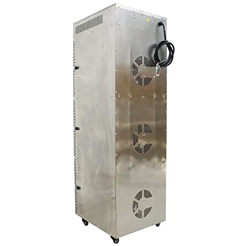INTSUPERMAI 30 Layer Commercial Food Dehydrator Stainless Steel for Meat, Fruit, Vegetable, Pet Food 110V