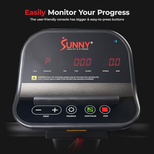 Sunny Health & Fitness Endurance Cardio Treadmill Black