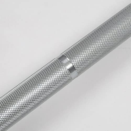 Titan Fitness Titan Series Olympic Deadlift Barbell Bright Zinc/Hard Chrome 20 KG 28.5MM USA Made 2,000 LB Rated