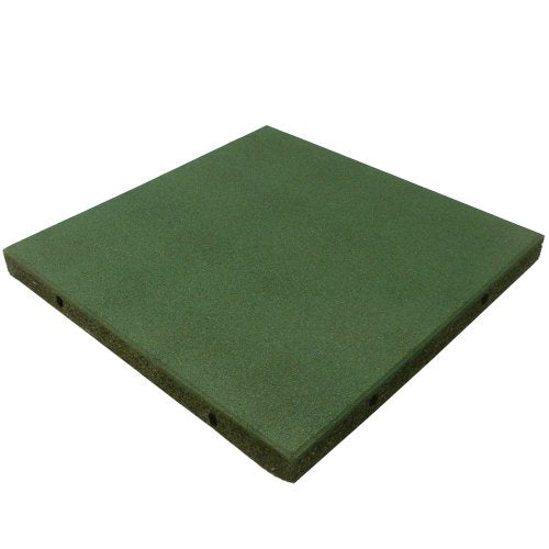 Rubber-Cal Eco-Safety Interlocking Playground Tiles 28 Sq Ft Green 10 Pack
