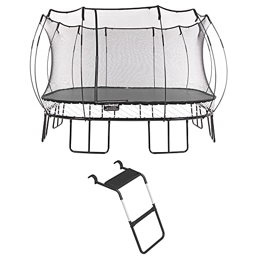 Springfree 13ft Large Square Trampoline Bundle with FlexrStep V2