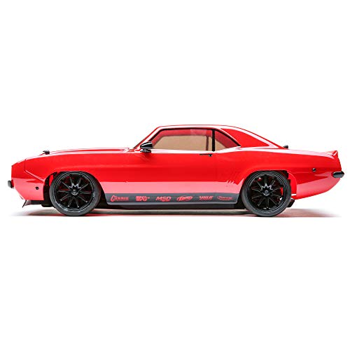 Losi 1/10 1969 Chevy Camaro V100 AWD RC Car Red (Battery & Charger Not Included)