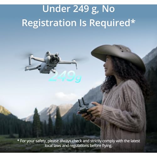 DJI Mini 4 Pro Fly More Combo Drone with DJI RC 2 Gray