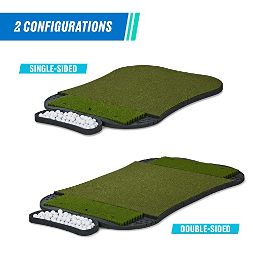 Fiberbuilt Golf 6'x4' Hourglass Pro Studio Mat Kit Green