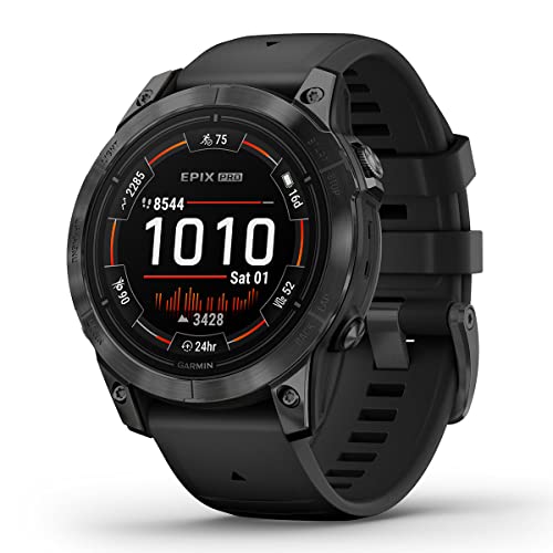 PlayBetter Garmin epix Pro (Gen 2) GPS Outdoor Watch Slate Gray/Black - 47mm Gift Box Bundle