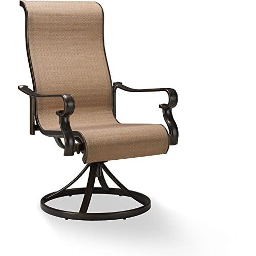 Hanover Brigantine 9-Piece Weather-Resistant Outdoor Dining Set Tan