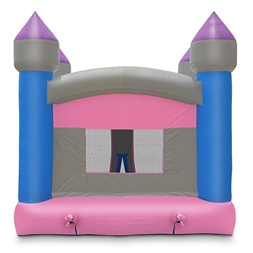 Cloud 9 Commercial Grade Princess Castle Bounce House with Blower Multicolor