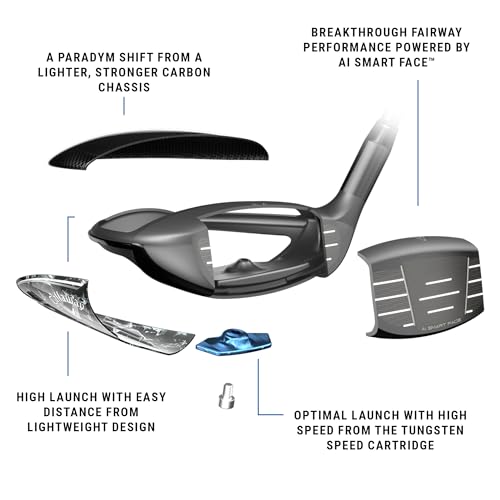 Callaway Golf Paradym AI Smoke Max Fast Fairway Wood Black