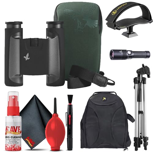 SWAROVSKI OPTIK 10x25 CL Pocket Binoculars Anthracite with Wild Nature Accessory Package