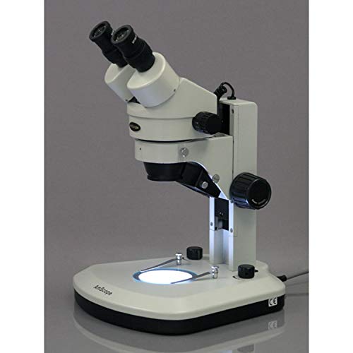 AmScope Professional Binocular Stereo Zoom Microscope White