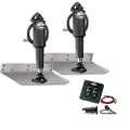 LENCO MARINE 9 x 9 Standard Trim Tab Kit with Tactile Switch 12V