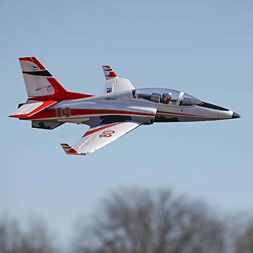 E-flite RC Airplane Viper 90mm EDF Jet BNF Basic AS3X Safe Select Red EFL17750