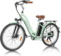 GELEISEN Electric Cruiser Bike 26" 750W 14.5Ah Green