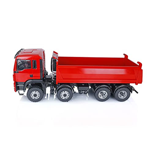 TOUCAN RC HOBBY Lesu 8X8 Hydraulic Rc Dumper Truck Model Red