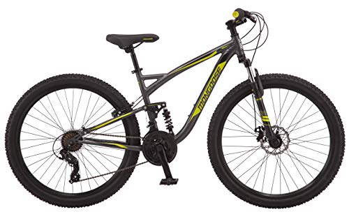 Mongoose Status 2.4 Mountain Bike Dual Suspension Dark Silver