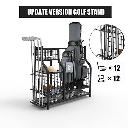 TBEONE Golf Storage Garage Organizer Rack