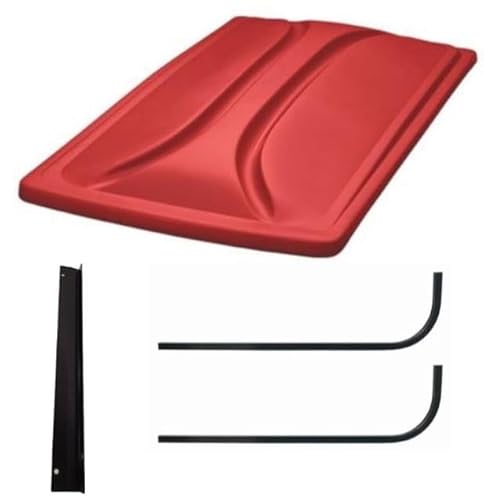 3G 80" Red Extended Roof Kit for EZGO RXV Golf Carts 2008+