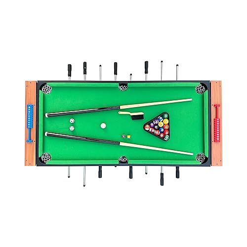 KICK Twain 48″ 2-in-1 Multi Game Table Brown