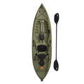 Lifetime Tamarack Angler 100 Fishing Kayak with Paddles Olive Green