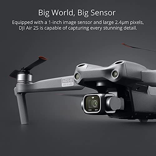 DJI Air 2S Drone Fly More Combo with Remote Controller Renewed Gray