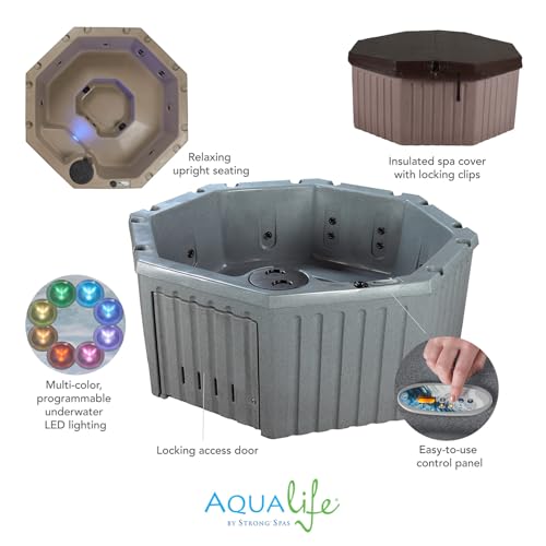 Aqualife by Strong Spas Invi Hot Tub 5-Person LED Lighting Millstone