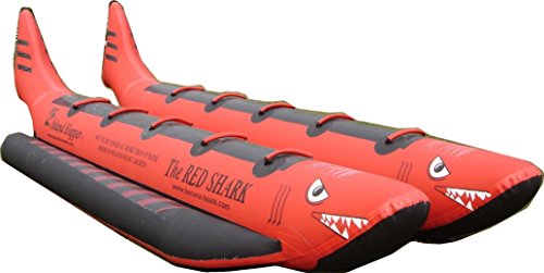 Island Hopper Red Shark 10 Passenger Heavy Commercial Banana-Boat Multicolor