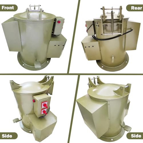 TECHTONGDA Industrial Dehydrator High Speed Centrifugal Drying Machine 77LB Capacity