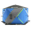 CLAM 14470 X-600 Portable 7 Person Ice Fishing Hub Shelter Tent Multi