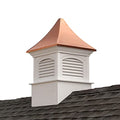 Good Directions Southington Vinyl Cupola with Copper Roof 48" x 79