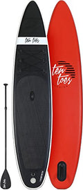 Retrospec Globetrotter 12' Inflatable Paddle Board Bundle Black/Red