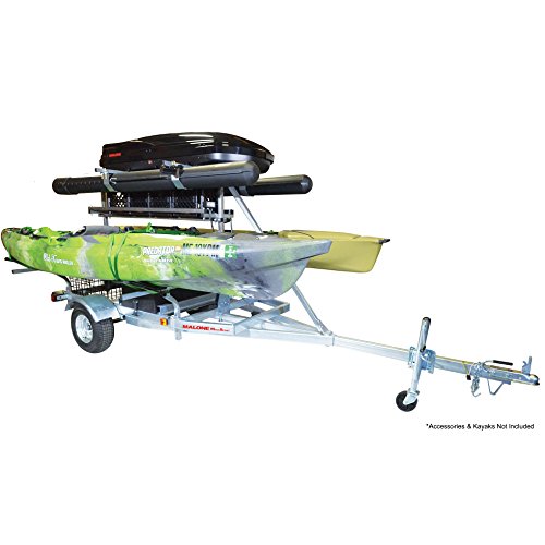 Malone MegaSport Kayak Trailer Silver